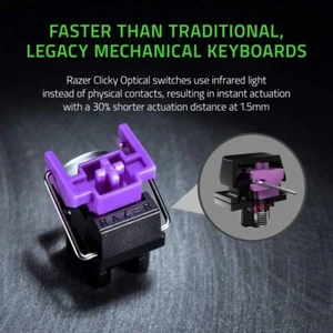 Razer Huntsman Mini Gaming Keyboard Optical Purple Switches RGB US ISO - Bild 1 von 3