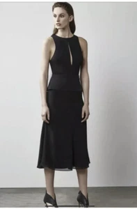 C/meo Collective Counting Start Black Cocktail Party Dress Size S - Picture 1 of 14