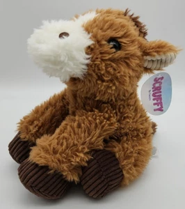 Fiesta Plush Scruffy Brown HORSE Stuffed Animal Toy Sitting 9.5 in RETIRED - Picture 1 of 7