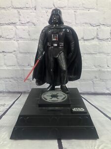 vtg Disney Star Wars 12" Darth Vader Coin Bank  Lucasfilm Thinkway Toys moves