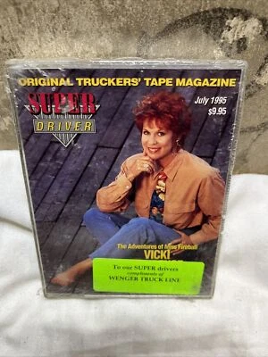 New Super Driver Truckers Tape Magazine July 1995 Vicki Lawrence - Image 1 of 2
