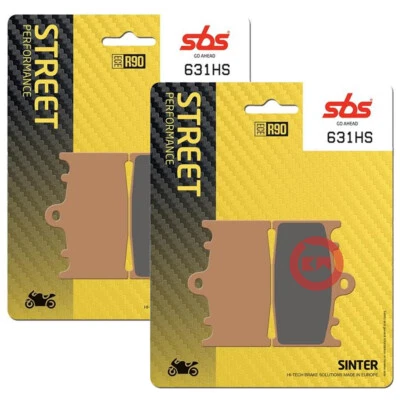 SBS 631HS KIT PASTIGLIE FRENO ANTERIORE KAWASAKI ZZR 1200 2002-2005 Foto 1 de 4