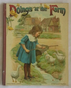 Doings at the Farm HC antiquarian nister children's book from early 20th century - Picture 1 of 1