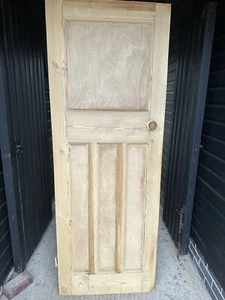 Reclaimed Original 1930s Interior Pine Door - Picture 1 of 2