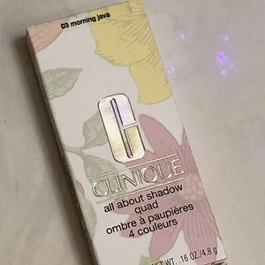 Clinique All About Eye Shadow Quad Shade 03 Morning Java 4.8g NIB - Picture 1 of 13