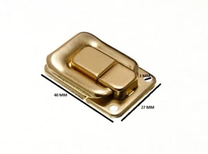 Case Catch Toggle Box Chest Latch 39mm X 29mm EB + Fixings Pack Of 3 - Picture 1 of 1