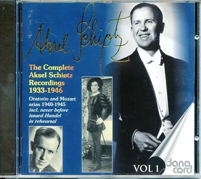 Aksel Schiotz - The Complete Aksel Schiotz Recordings 1933-1946 Vol.1 - Image 1 of 3