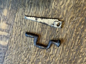 Vintage Small Toy Hand Tools - Saw And Drill - Picture 1 of 2