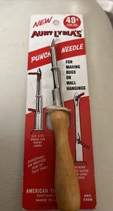Vintage Aunt Lydia's Punch Needle Rug Crafting Tool in Original Package 235N - Picture 1 of 2