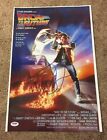 Michael J Fox Back To The Future Movie Photo 12X18 Signed Psa Y21189