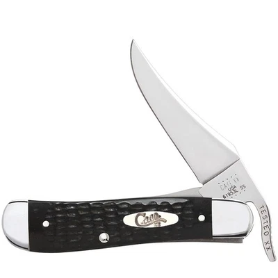 CASE XX KNIVES RUSSLOCK JIGGED BLACK SYNTHETIC 4 1/4" POCKET KNIFE