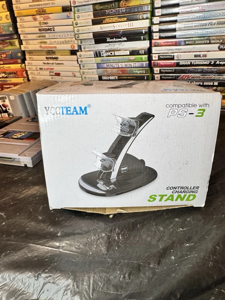 Base de Estación de Carga Controlador PS3 DualShock 3 con Adaptador de CA - Sin Clips Foto 1 de 1