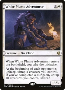 ~1x White Plume Adventurer x1 ~NM~ CLB Magic the Gathering MtG~ - Picture 1 of 1
