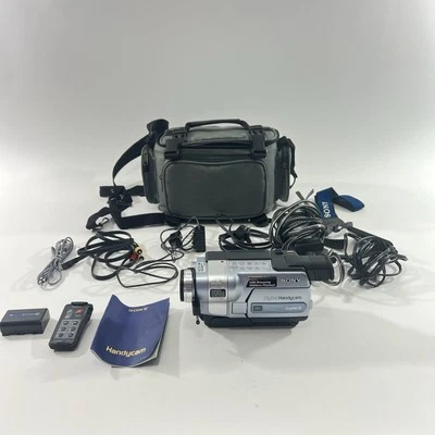 Sony DCR-TRV350 Digital8 Hi8 Video8 Camcorder Watch Play Video Transfer Read - Image 1 of 4