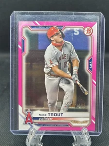Mike Trout 2021 Bowman Paper Fuchsia #/299 Angels - Bild 1 von 2