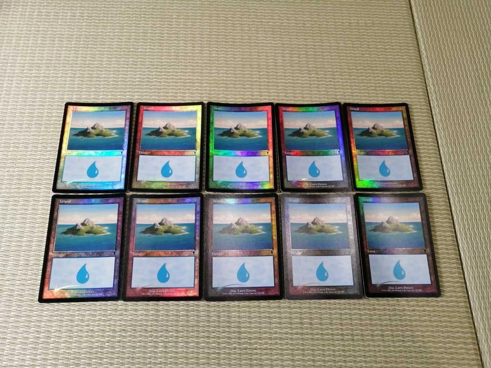 MTG Island Foil Land 10 Pieces EN Japanese Card Collectible Ancient Free Ship - Image 1 of 2