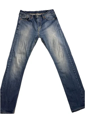 Jeans rectos ajustados Levi’s 513 para hombre 30x34 azul denim Foto 1 de 4