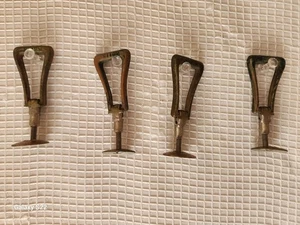 4 Old Brass Solid Handcrafted Door Knockers/Handles - Picture 1 of 19