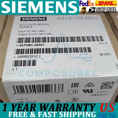New original Siemens 1PCS 6EP1961-2BA21 6EP1 961-2BA21 Fast delivery - Image 1 of 2