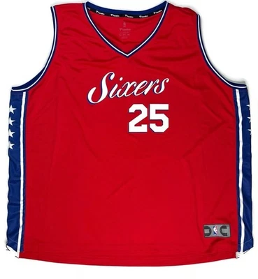 Camiseta NBA Philadelphia 76ers tamanho 5XL Ben Simmons Fanatics Sixers Red Away - Imagem 1 de 4