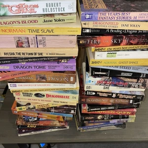 Fantasy Paperback Book SciFi Lot Of 42 Books Vintage - Bild 1 von 5