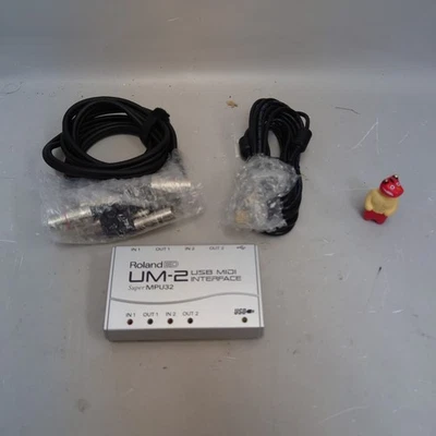 Roland UM-2 USB MIDI Interface Super MPU32 Tested with Cables from Japan - Image 1 of 4