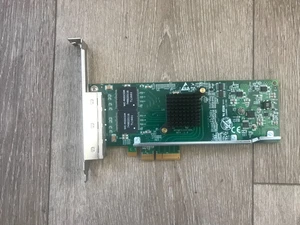 SILICOM QUAD PORT COPPER GIGABIT ETHERNET PCI EXPRESS CARD PE2G4I80L-R - Picture 1 of 6