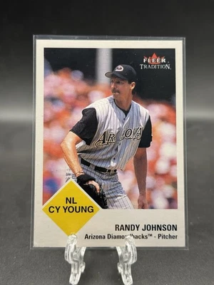 2003 Fleer Tradition - Randy Johnson #419 NL Cy Young /100 HoF - Image 1 of 2