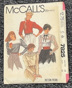 McCall’s 1981 Seeing Pattern #7825 Miss Taglia 12 Busto 34 Non Tagliato Completo - Foto 1 di 8