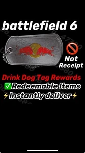 Battlefield 6 - Red Bull Dog Tag - TelePizza - BF6 - PS5/XBOX/PC - CÓDIGO - Imagen 1 de 3