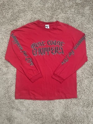 Camisa de manga larga West Coast Choppers vintage de los años 2000 talla - XL  Foto 1 de 4
