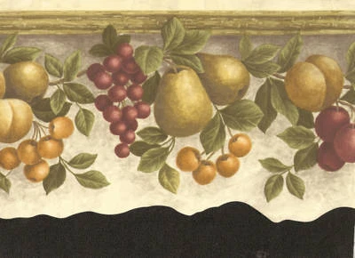 DIE-CUT PEACHES, PEARS & BERRIES Wallpaper bordeR Wall - Image 1 of 2
