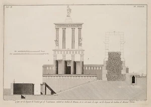 PIRANESI (*1758) nach PIRANESI (*1720), Antikes Grabmal mit Säulenstruktur, 180 - Bild 1 von 5