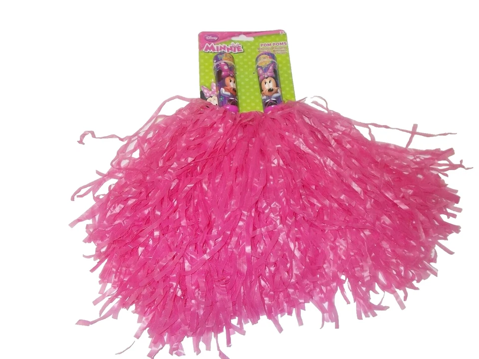 Портативный Minnie Mouse пара помпон розовый вечеринки карнавальный костюм черлидера - Изображение 1 из 1