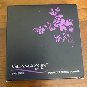 Glamazon Beauty By Kim Baker Pressed Powder 0.76 oz Catalina 4 | V - Picture 1 of 2