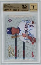 2002 Donruss Studio Alex Rodriguez Stars Autograph BGS 9.5
