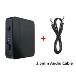 Wireless Bluetooth 5.0 Transmitter&Receiver Audio Adapter 2in1 Music 3.5mm↑ - Photo 1/12
