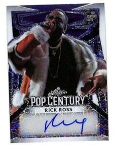 2023 Leaf Pop Century Rick Ross 5/7 Purple Auto Autograph Card Rapper