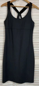 Merrell Soto Wicking UPF 50+ Dress Racer Back Black Small Petite - Picture 1 of 9