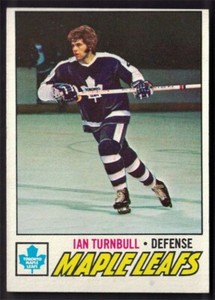 1977-78 Topps #186 Ian Turnbull - Toronto Maple Leafs - NM+ OC