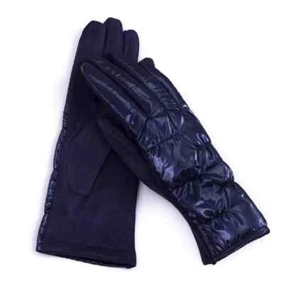 Guantes acolchados para mujer | Elegante algodón polar invierno cálido pantalla táctil térmica Foto 1 de 4