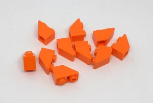 10 x LEGO® Classic Tilt Inverted 2x1 3665 Orange City Technic - Picture 1 of 2