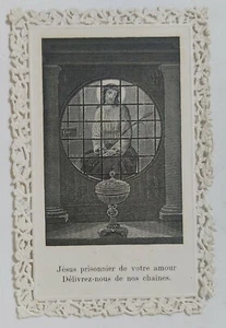 38931 Holy card - Santino 0789 - Gesù prigioniero (Merlettato) - Picture 1 of 4