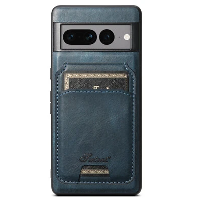Funda tipo billetera desmontable con soporte magnético de cuero para Google Pixel 9 Pro XL/8/7A/6 Foto 1 de 4
