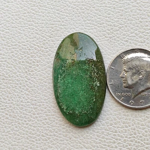 Designer green aventurine cabochon big size oval shape loose gemstone R11607 AU - Imagen 1 de 5