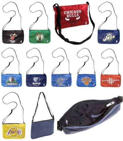 NBA Licensed Jersey Mini Cocktail Crossbody Purse Handbag - New Pick Your Team Cover