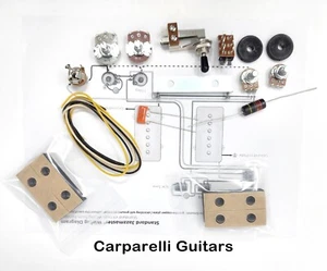 Carparelli Wiring Kit for Fender Jazzmaster Guitars with Emerson Cap - Picture 1 of 7