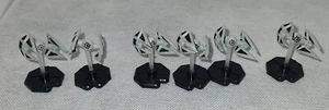 Star Wars Miniatures Starship Battles (6) TIE Interceptor Ace w/ Card #58 - Picture 1 of 2