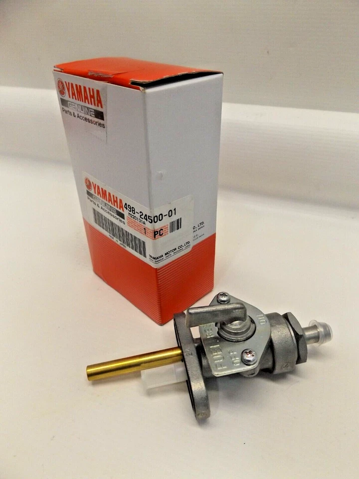 NOS YAMAHA 498-24500-01-00 PETCOCK FUEL COCK ASSEMBLY AT1 RT1 DT3 DT250 XT500 - Image 1 of 1
