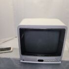 VTG GAMERS PORTABLE EMERSON 9"AC/DC  COLOR CRT TELEVISION -TC0918  REMOTE WORKS 
